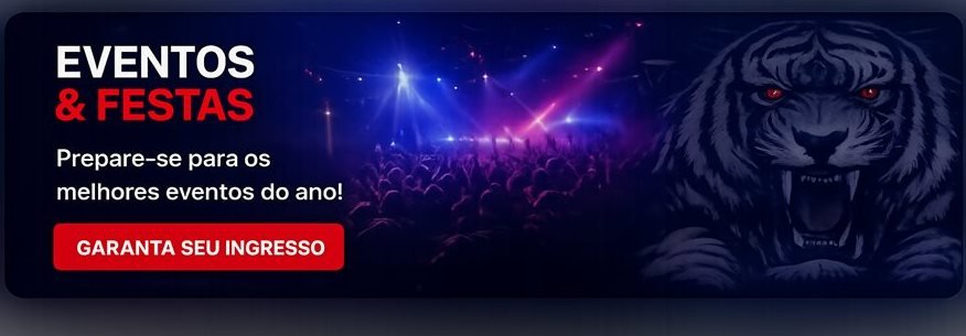 Eventos & Festas — garanta seu ingresso